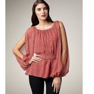 • Rachel Zoe • Olivia Silk Blouse Slash Sleeves 2